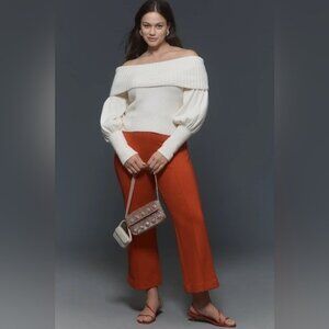 NWT Size 3X - The Margot Kick-Flare Pull on Pants by Maeve: Textured Edition